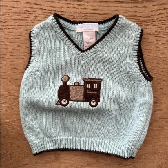 Janie & Jack 3-piece outfit for baby boy 3-6mos - Picture 2 of 9